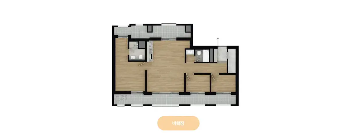전용면적 84a타입 기본형구조