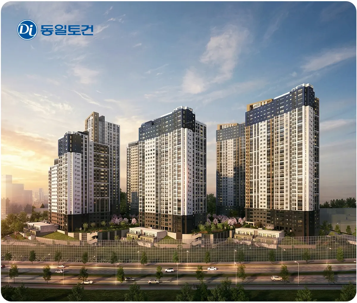 단지 조감도
